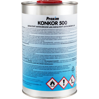 Proxim Konkor 500 asfaltový antikorozní lak, 950 g