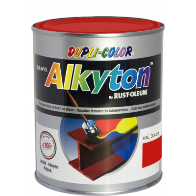 Dupli-Color Alkyton Lesk, samozákladová barva na rez, Ral 3020 dopravní červená, 750 ml