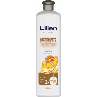 Lilien Krémové mýdlo Nutrient - Honey & Propolis 1L