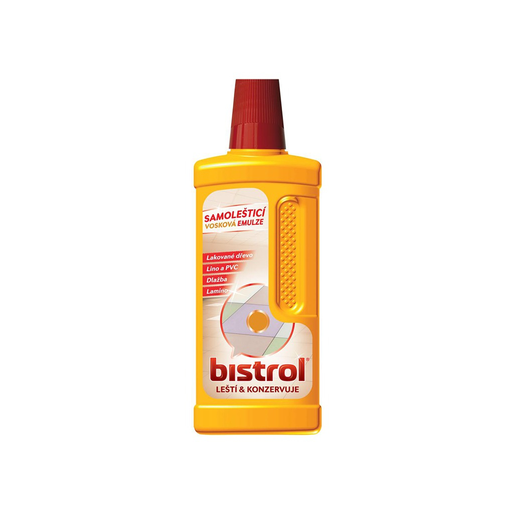 Druchema Bistrol samoleštící vosková emulze na podlahy, 500 ml