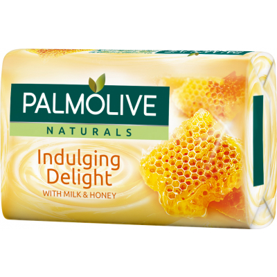 Palmolive Naturals Milk & Honey, tuhé mýdlo s výtažkem medu a mléka, 90 g