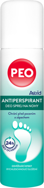 Astrid Peo antiperspirant deo sprej na nohy, 150 ml