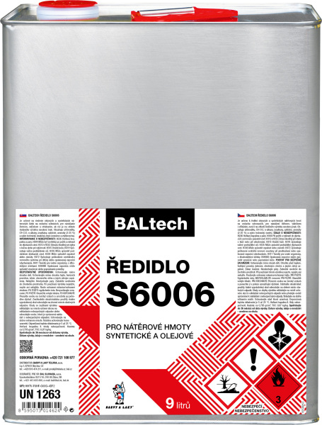 BALTECH ředidlo S6006, 9 l