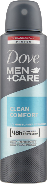 Dove Men+Care antiperspirant Clean Comfort, 150 ml