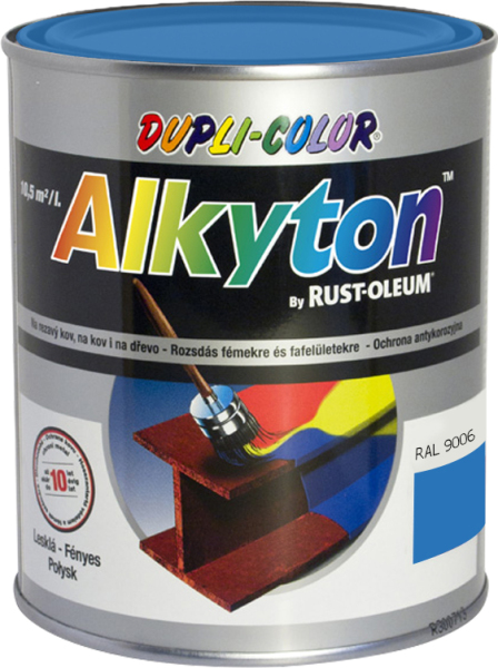 Dupli-Color Alkyton Lesk, samozákladová barva na rez, Ral 5012 světle modrá, 750 ml