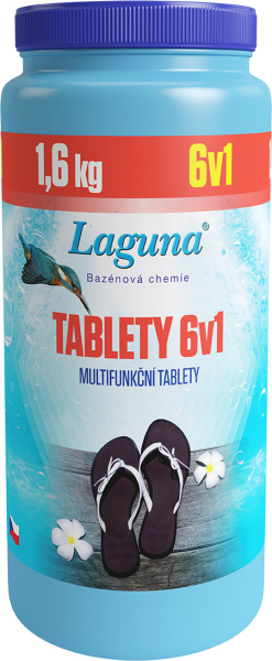 Laguna tablety 6v1 multifunkční pro celosezónní údržbu vody, 1,6 kg