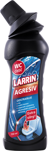 Larrin Agresiv WC čistič, 750 ml