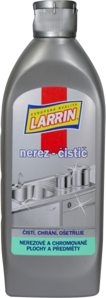 Larrin Nerez, čistič nerezových povrchů, 250 ml