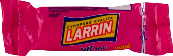 Larrin Plus Wc fialový náhradní váleček, s vůní květin, 40 g
