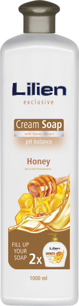 Lilien Honey tekuté mýdlo, náplň, 1 l