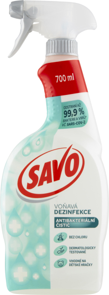 SAVO Dezinfekce Bez chloru antibakteriální, 700 ml