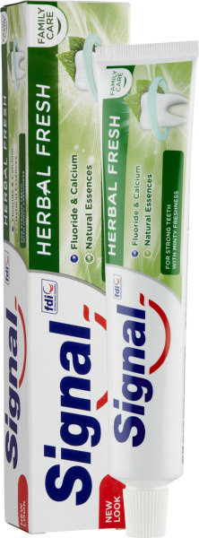 Signal zubní pasta Family Care Herbal Fresh, 75 ml