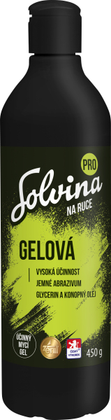 Solvina PRO gelová mycí gel na ruce, 450 g