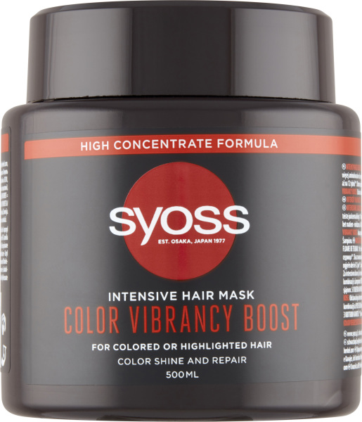 Syoss Color Vibrancy Boost intenzivní vlasová maska, 500 ml