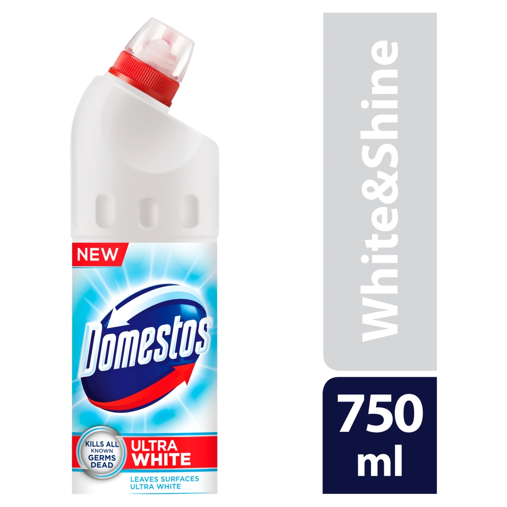 Domestos 24h White Shine čistič WC, 750 ml