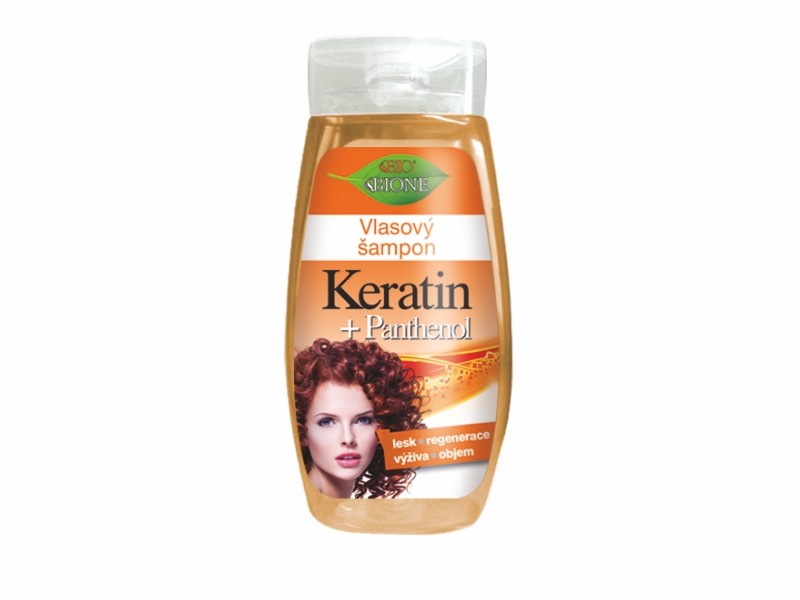 Bio Panthenol+Keratin vlasový šampon 260ml Bione Cosmetics