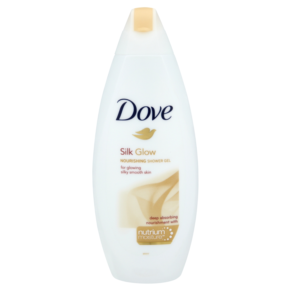 Dove Silk glow vyživující krémový sprchový gel 250ml