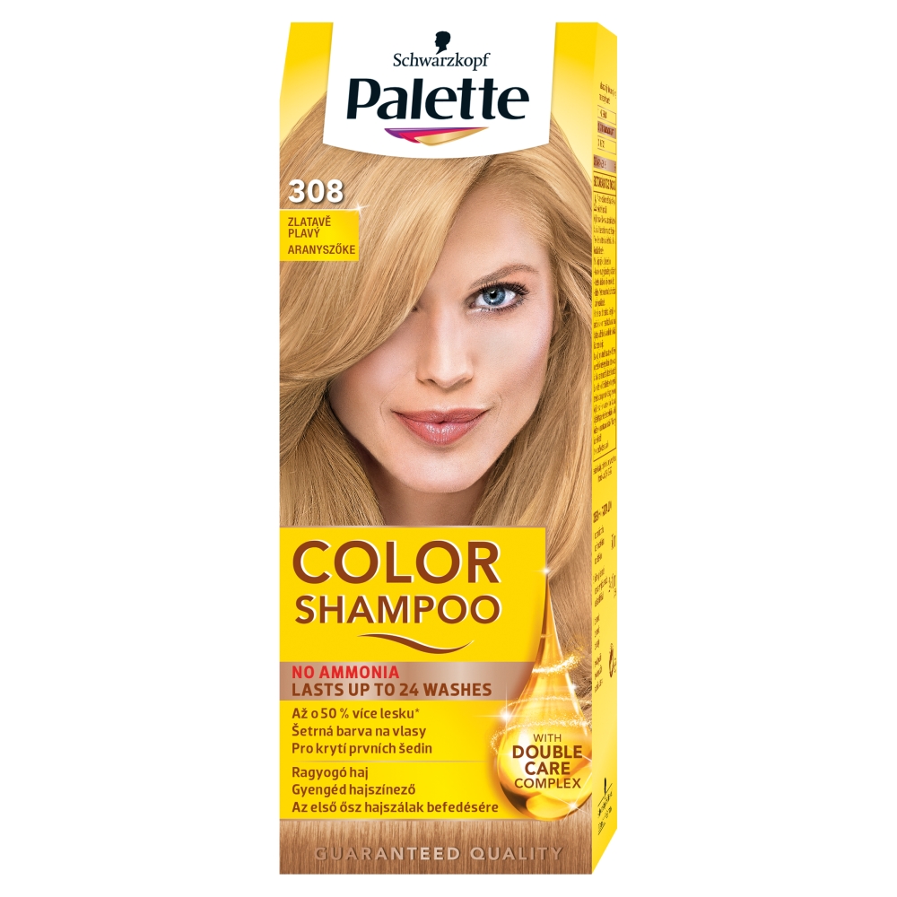 Palette Color Shampoo Barva Na Vlasy Zlatave Plavy 308 Pemi