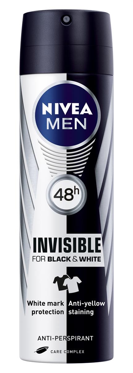 Nivea antiperspirant pro muže  sprej 150ml Invisible for Black&White Power