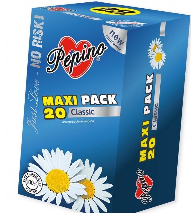 Pepino kondomy Classic MAXI Pack 20ks