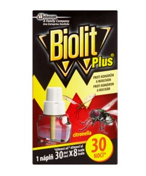 Biolit Plus náplň proti mouchám a komárům 1 ks