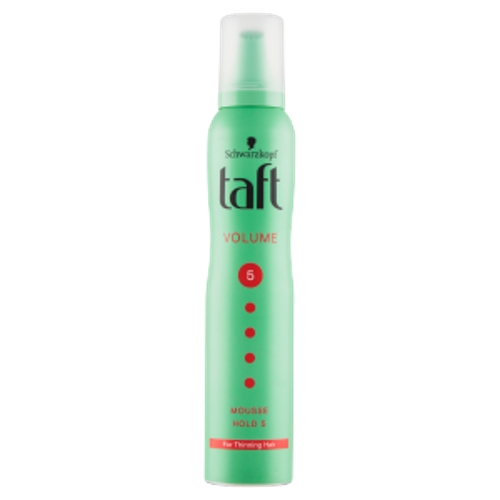 Taft Volume Mega, pěnové tužidlo s dvojitým push-up efektem, síla fixace 5, 200 ml
