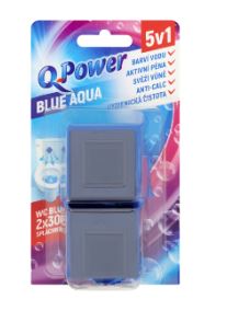 Q Power blue blok nádrž wc (2ks/bli)