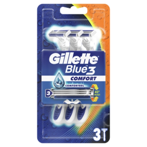 Gillette Blue 3 jednorázové holicí strojky, balení 3 ks