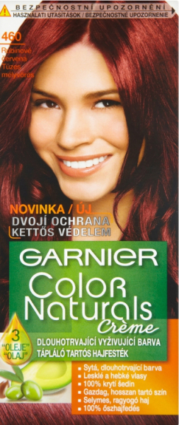 Garnier Color Naturals Creme barva na vlasy, odstín rubínová červená 460