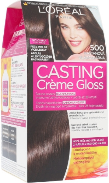 L´´Oréal Casting Crème Gloss barva na vlasy Kaštanová 500