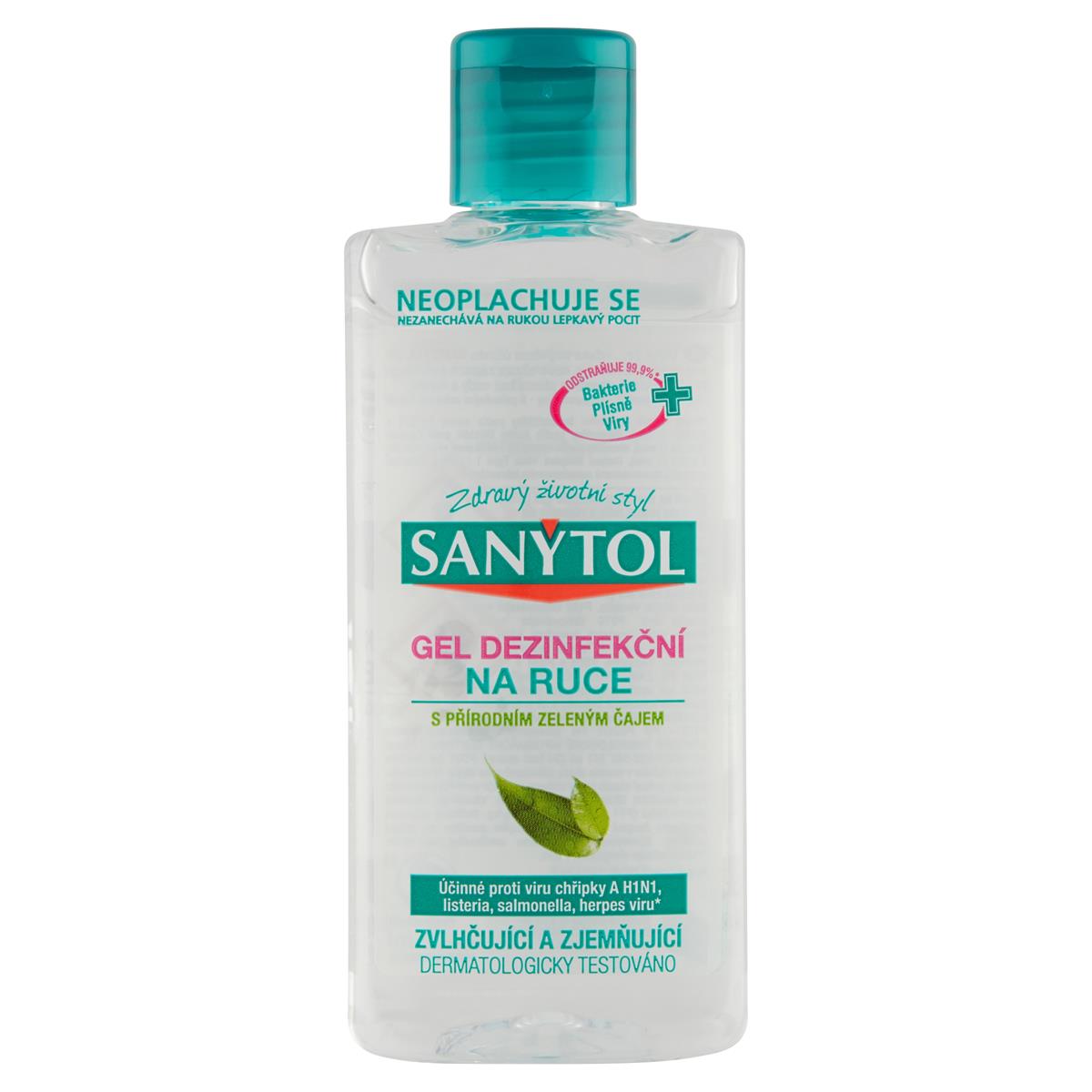 Sanytol dezinfekční gel na ruce, ničí viry a bakterie, 75 ml