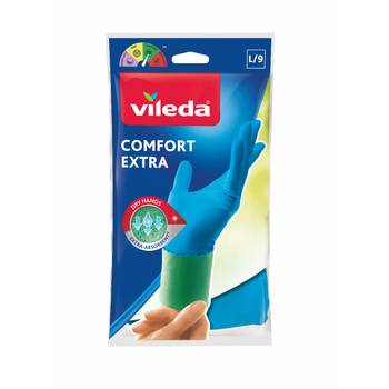 Vileda Comfort & Care gumové rukavice, úklidové, velikost č. 9