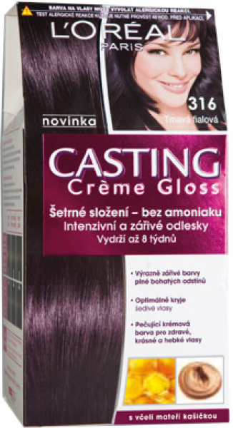 L ́Oréal Paris barva na vlasy Casting Crème Gloss 316 tmavá fialová