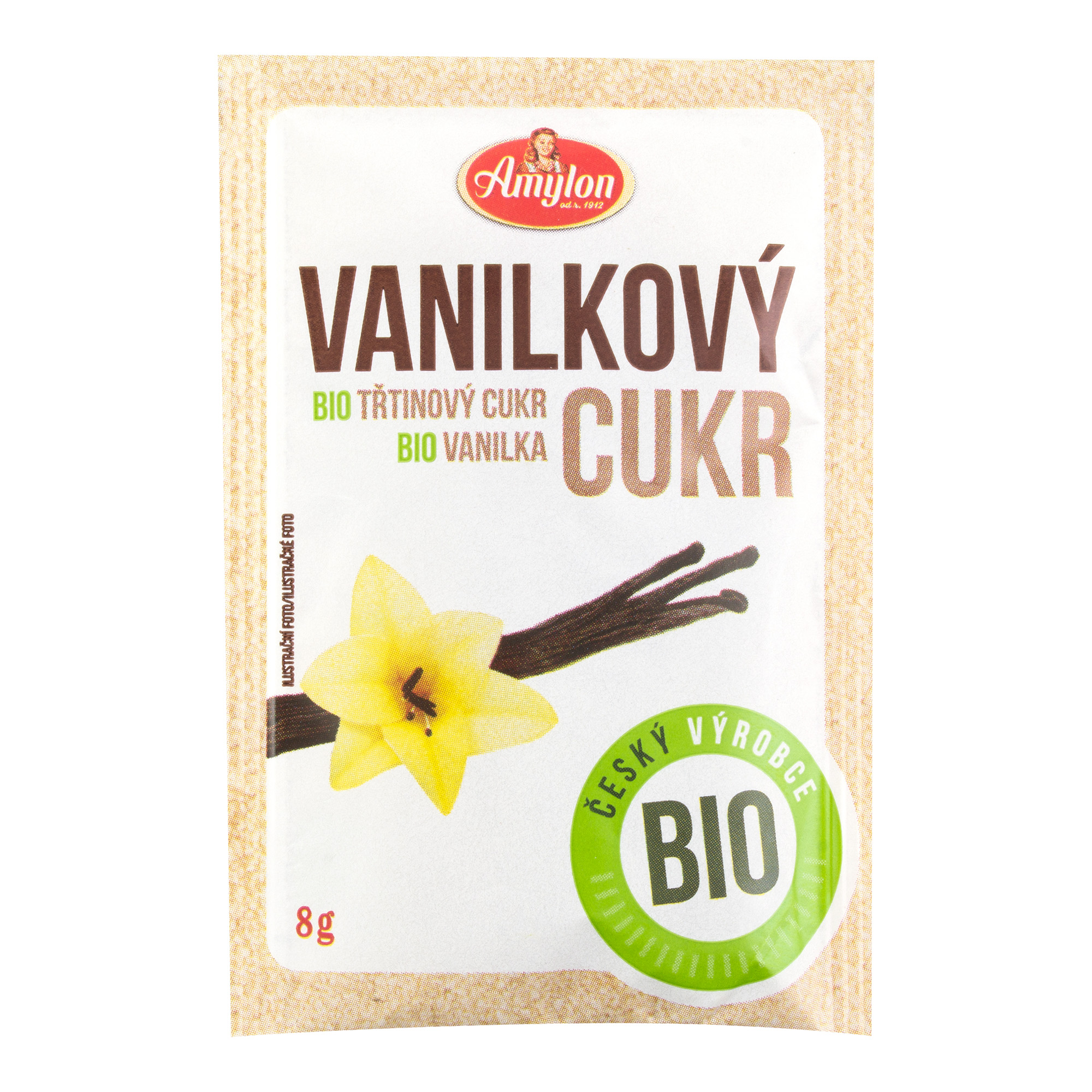 Cukr vanilkový 8 g BIO   AMYLON